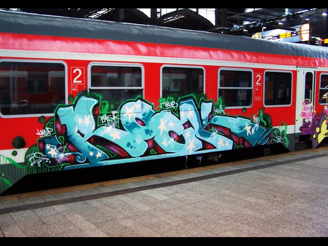 Graffiti Train - Photo by KurtCHose - rock