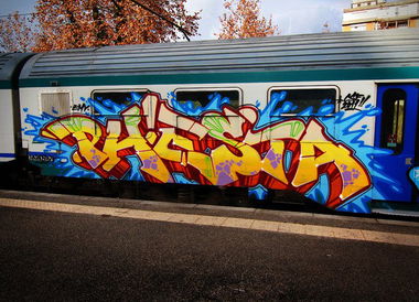 Graffiti Train - Photo by KurtCHose - Phiesta