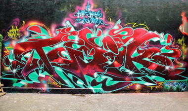 Graffiti Wall - Photo by KurtCHose - Twik