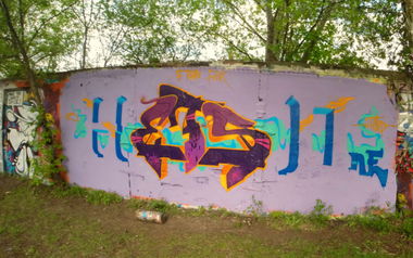Graffiti Wall - Photo by KurtCHose - hets, hetsone, ktownfunk