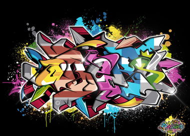Graffiti Sketch - Photo by KwantOne - Obers, Kwant, Digital (2012)