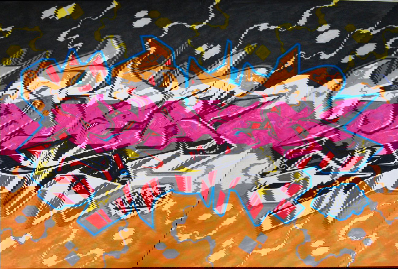 Graffiti Sketch - Photo by KwantOne - Kwant, Power, Sketch (2013)