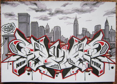 Graffiti Wall - Photo by KwantOne (2014)