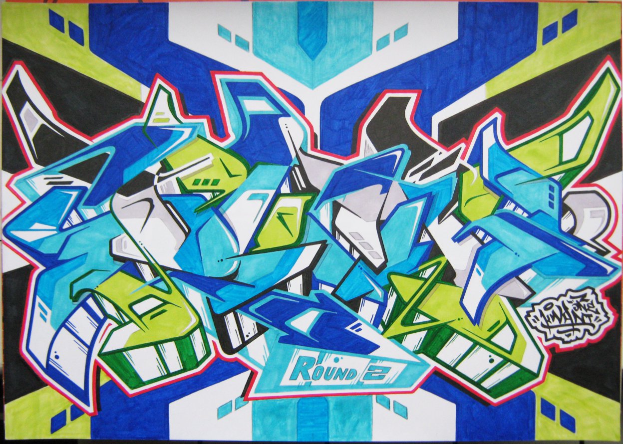 Graffiti Sketch - Photo by KwantOne - Kwant, Country, Sketch (2013)