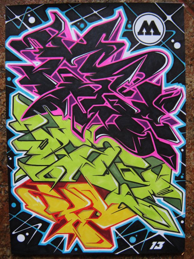 Graffiti Sketch - Photo by KwantOne - Sketch, Kwant (2013)