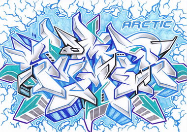 Graffiti Sketch - Photo by KwantOne (2014)