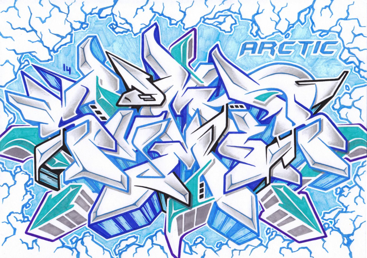 Graffiti Sketch - Photo by KwantOne (2014)