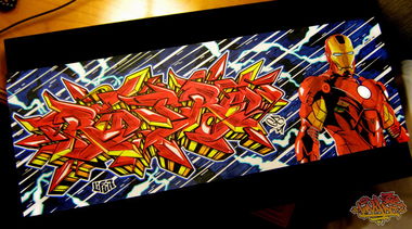 Graffiti Sketch - Photo by KwantOne - Iron, Crew (2014)