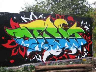 Graffiti Wall - Photo by KwantOne - Olya (2014)