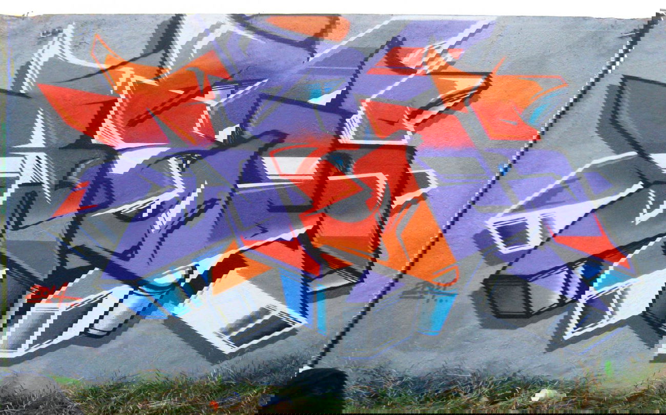 Graffiti Wall - Photo by KwantOne - BEC, Kwant, Minsk (2014)