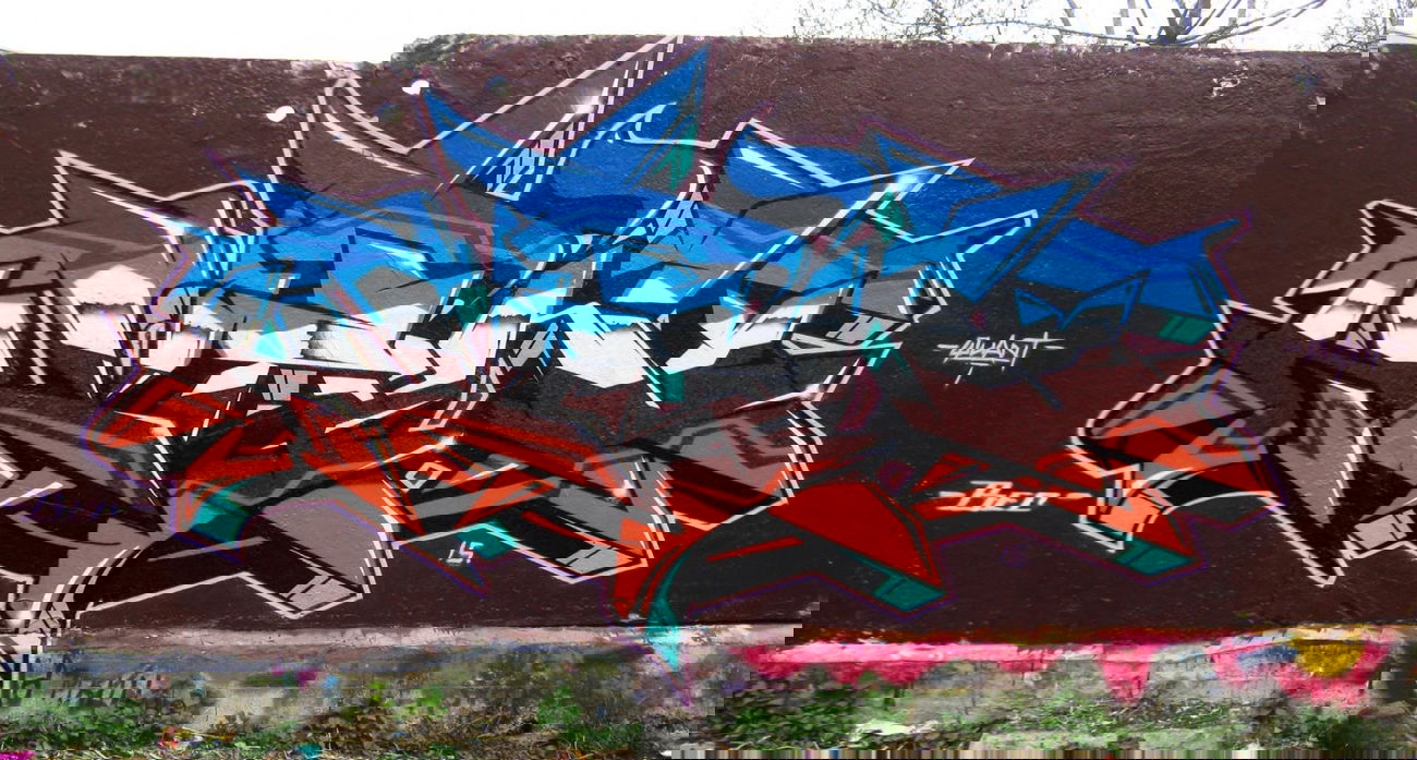 Graffiti Wall - Photo by KwantOne - Kwant, Quant, Minsk (2015)