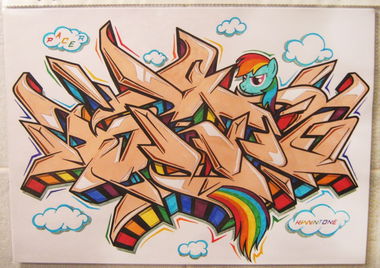 Graffiti Sketch - Photo by KwantOne - ?????, Kwant, Pacer (2015)