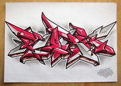 Graffiti Wall - Photo by KwantOne - Pork, Minsk, Belarus (2015)