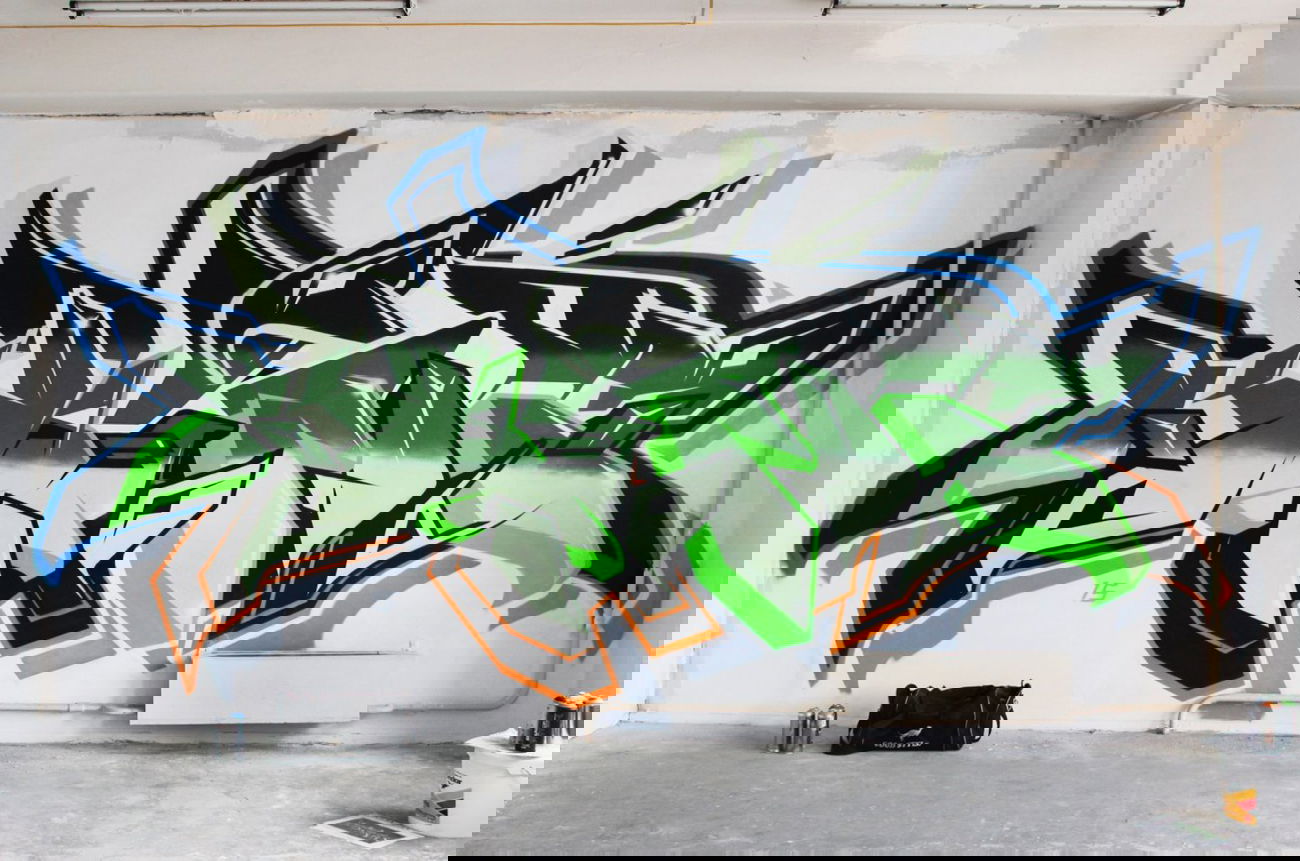 Graffiti Wall - Photo by KwantOne - Kwant, Minsk, Indoor (2015)