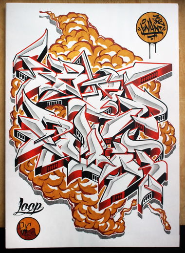 Graffiti Sketch - Photo by KwantOne - Loop, Funk, Battle (2015)