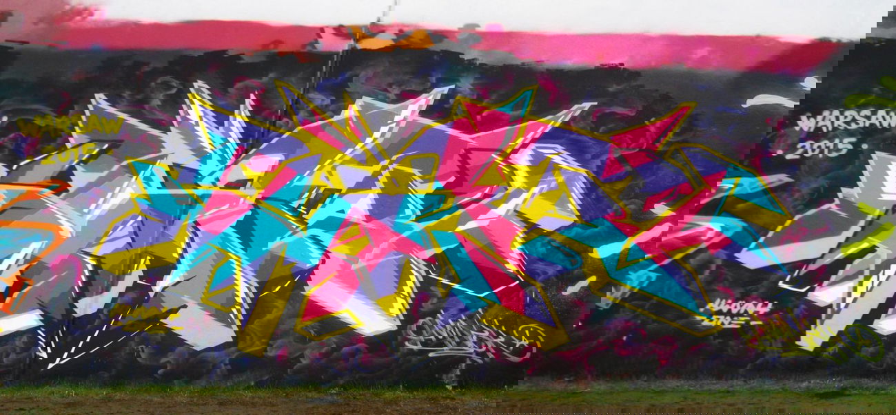Graffiti Wall - Photo by KwantOne - Quant, Kwant, Warsaw (2015)