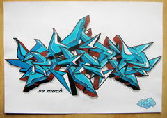 Graffiti Sketch - Photo by KwantOne - Paine, Minsk, Art (2016)