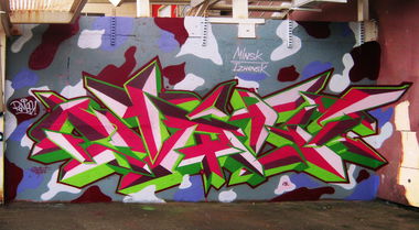 Graffiti Wall - Photo by KwantOne - Russia, Izhevsk, Minsk (2015)