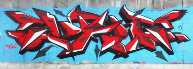 Graffiti Wall - Photo by KwantOne - Kiev, Ukraine, Kwant (2016)