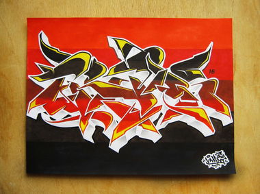 Graffiti Sketch - Photo by KwantOne - Belarus, Minsk, Kwant (2016)