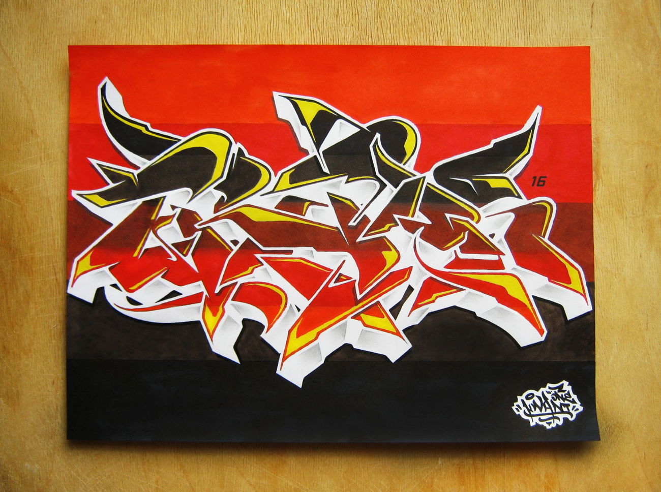 Graffiti Sketch - Photo by KwantOne - Belarus, Minsk, Kwant (2016)