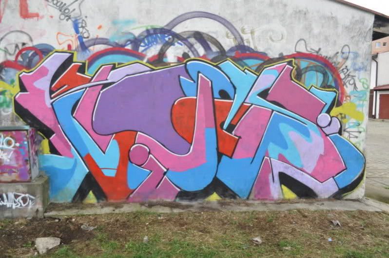 Graffiti Wall in Goleniów - Photo by KwasDSL - Kwas, DSL, Goleniów (2012)