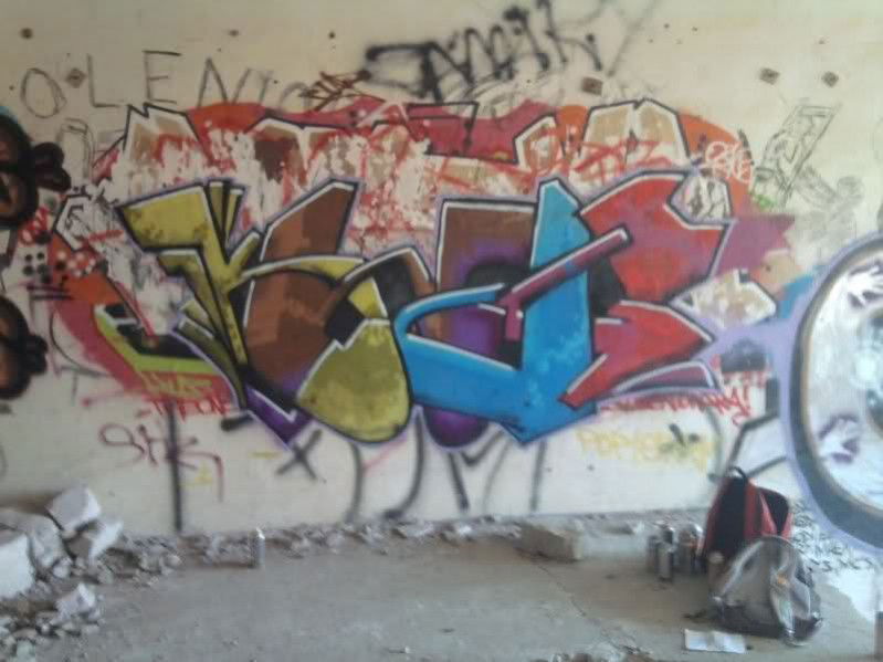 Graffiti Bombing in Poland - Photo by KwasDSL - Kwas, DSL, Goleniów (2012)