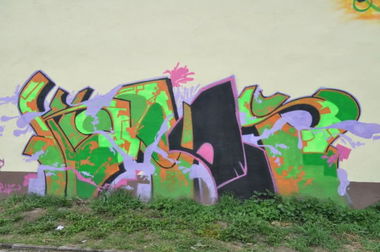 Graffiti Wall in Goleniów - Photo by KwasDSL - Kwas, DSL, Goleniów (2012)
