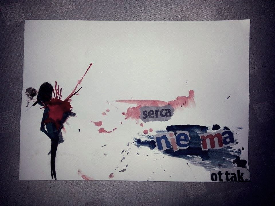 Graffiti Sketch in Szczecin - Photo by KwasDSL - Watercolour, water, colour (2014)