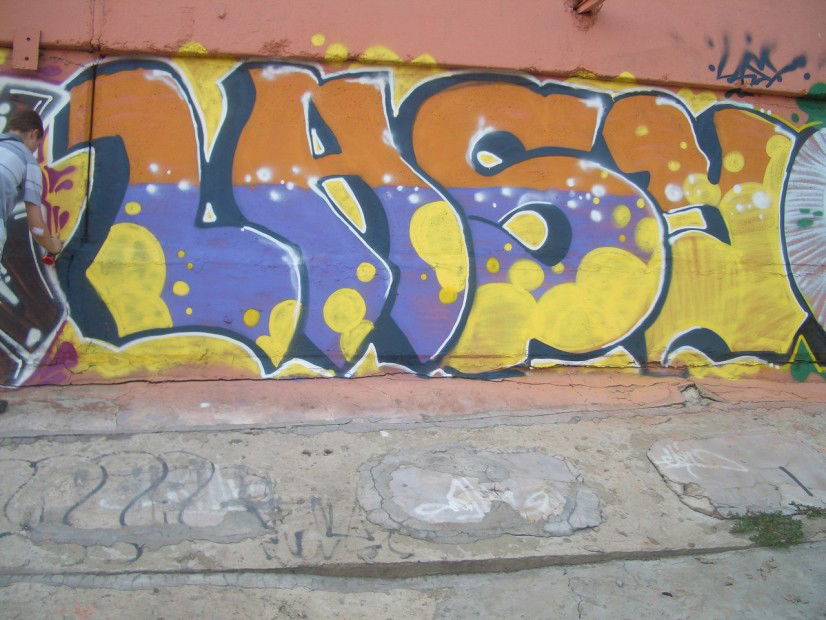 Graffiti Bombing - Photo by LASY