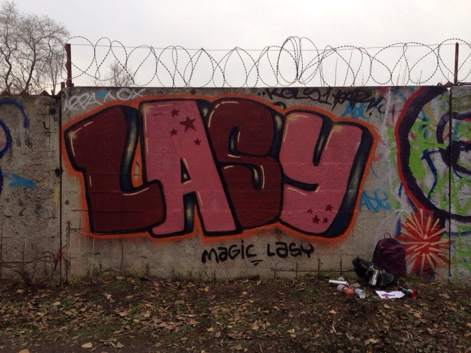 Graffiti Bombing - Photo by LASY