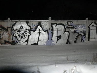 Graffiti Bombing - Photo by LAVEGANG