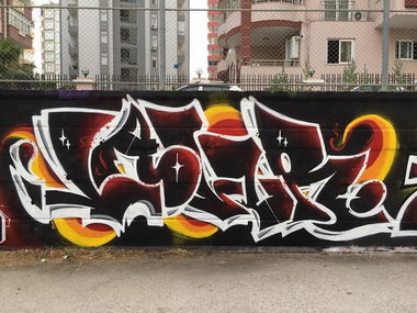 Graffiti Wall - Photo by LAVUR - turkey, graffiti, wall (2020)