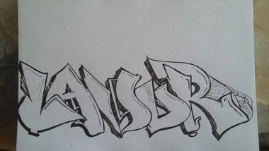 Graffiti Sketch - Photo by LAVUR - Turkey, Adana, Vandal