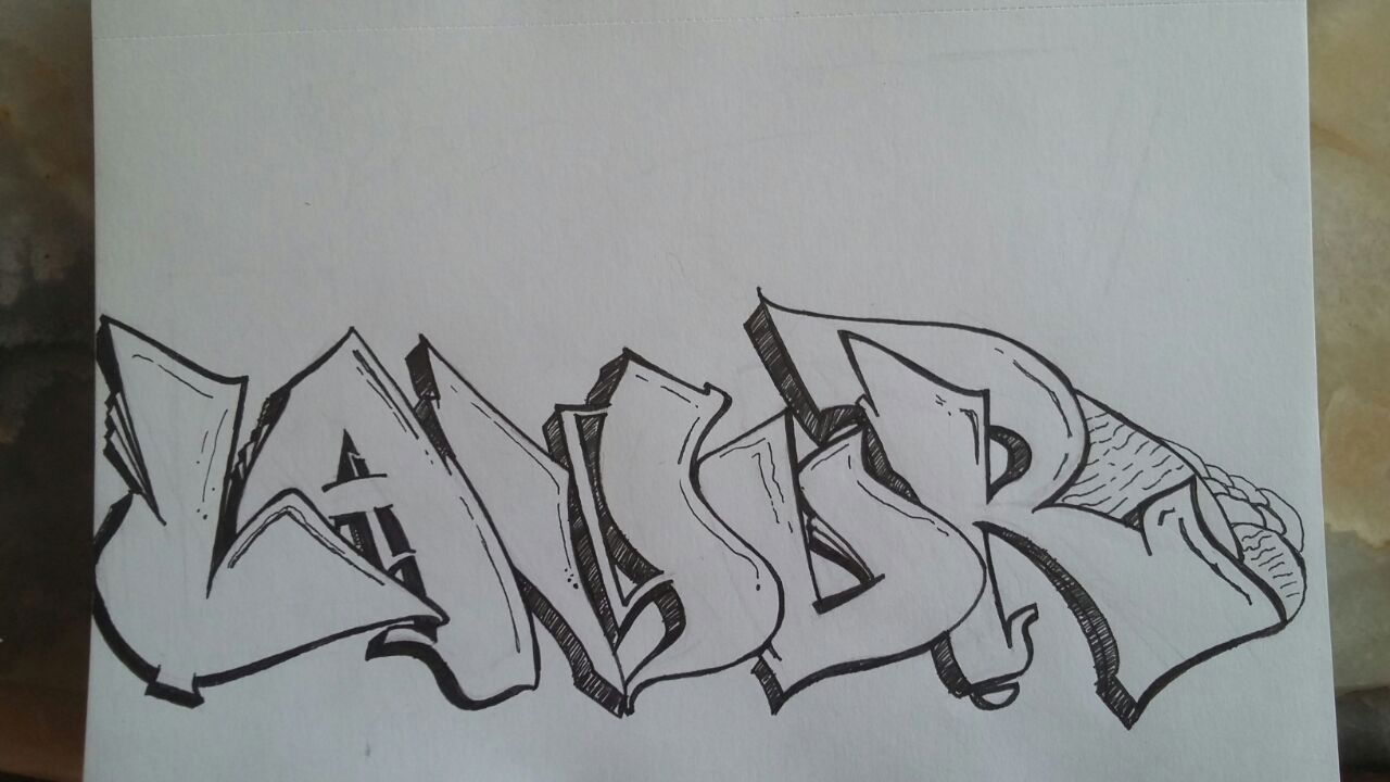 Graffiti Sketch - Photo by LAVUR - Turkey, Adana, Vandal