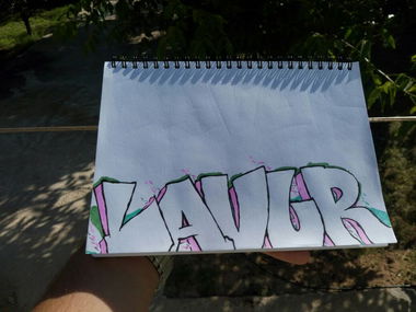 Graffiti Sketch - Photo by LAVUR - Turkey, Simple