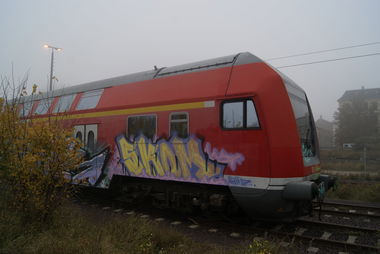Graffiti Train in Magdeburg - Photo by LEFTY - SKOM, SÜD