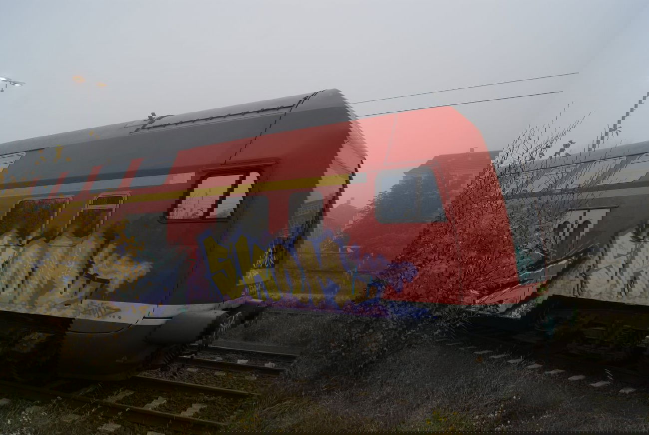 Graffiti Train in Magdeburg - Photo by LEFTY - SKOM, SÜD