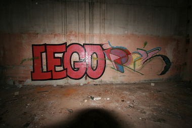 Graffiti Wall in Lviv - Photo by LEGO (2012)