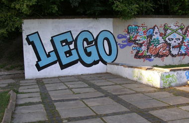 Graffiti Wall in Lviv - Photo by LEGO (2012)