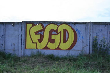 Graffiti Wall in Lviv - Photo by LEGO (2012)