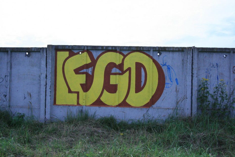 Graffiti Wall in Lviv - Photo by LEGO (2012)