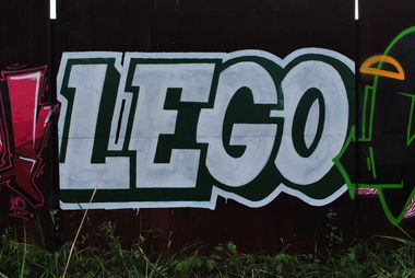 Graffiti Wall in Lviv - Photo by LEGO (2013)