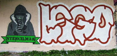 Graffiti Wall in Lviv - Photo by LEGO (2013)