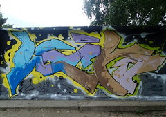 Graffiti Wall in Zdar Nad Sazavo - Photo by LEiK