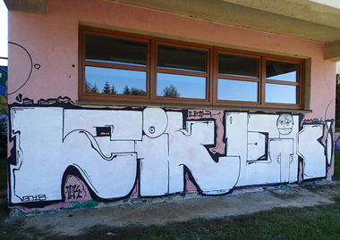 Graffiti Bombing in ?ár nad Sázavou - Photo by LEiK - czech (2013)