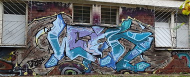 Graffiti Wall in ?ár nad Sázavou - Photo by LEiK - czech (2013)
