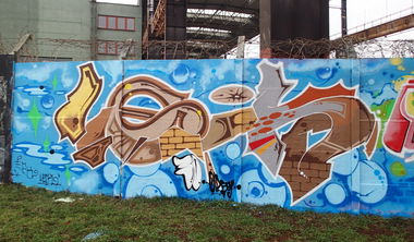 Graffiti Wall in Brno - Photo by LEiK - leik (2014)