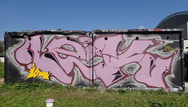 Graffiti Wall in ?ár nad Sázavou - Photo by LEiK - leik (2014)