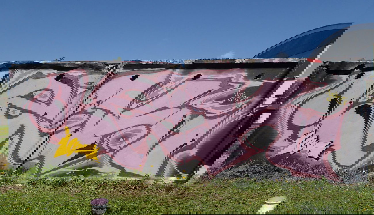 Graffiti Wall in ?ár nad Sázavou - Photo by LEiK - leik (2014)